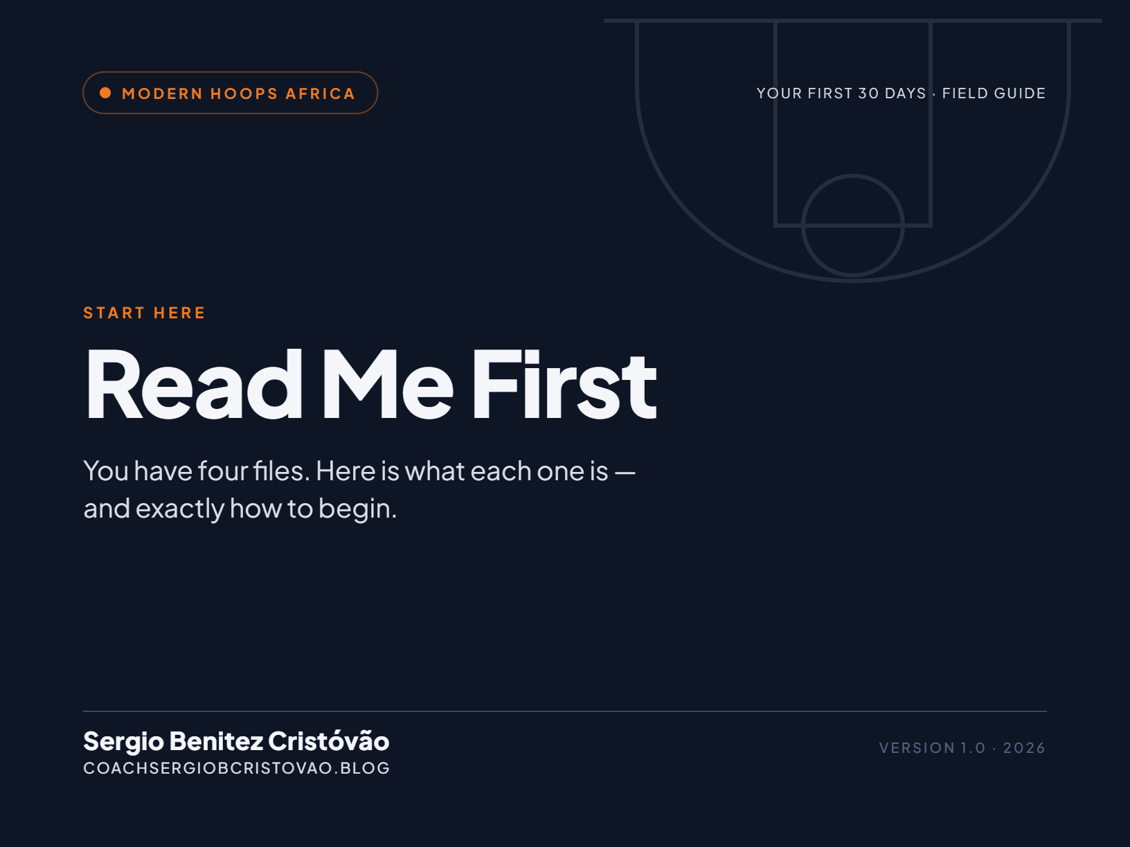 Read Me Start Here instruction page for Your First 30 Days